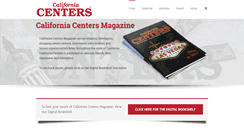 Desktop Screenshot of californiacenters.com